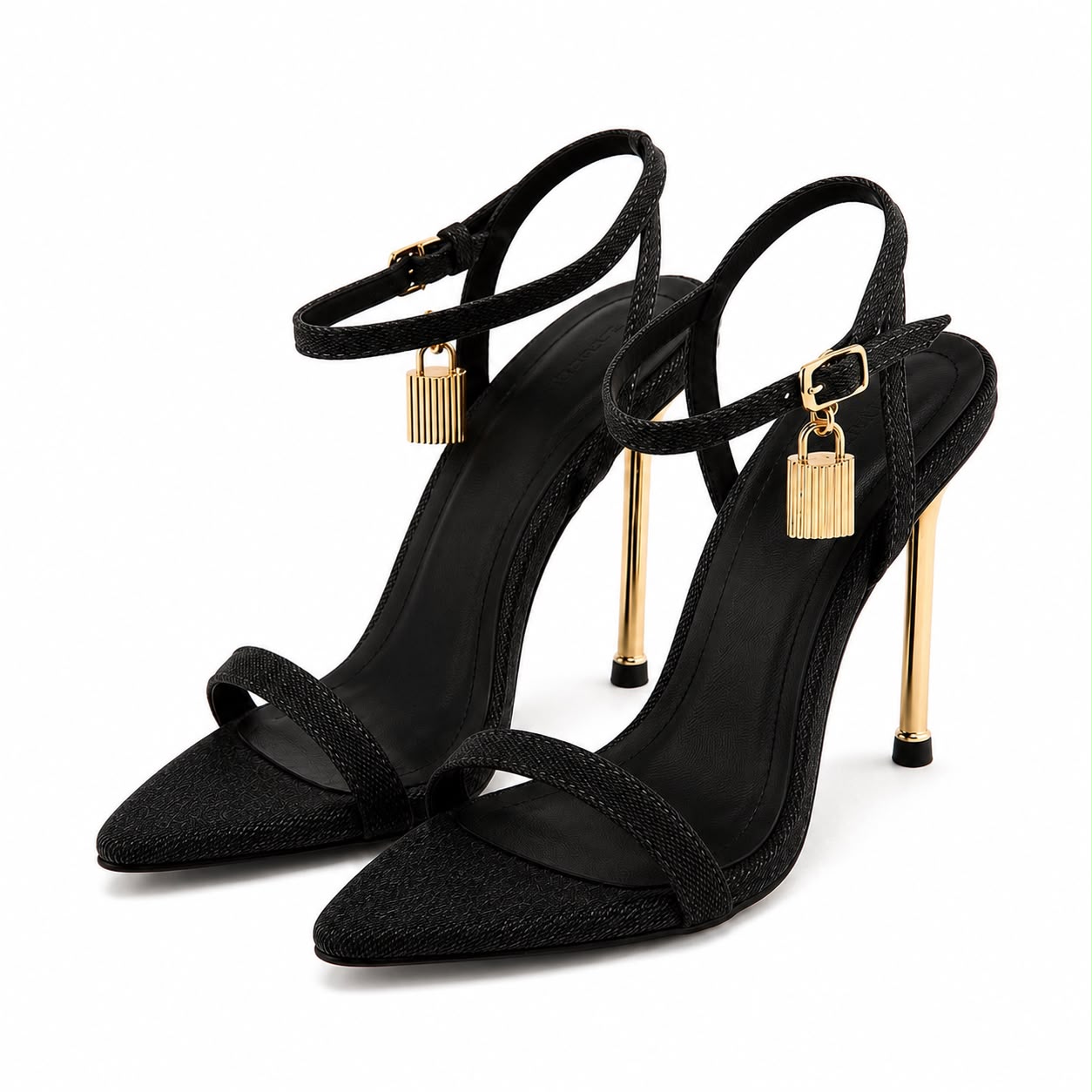 Sandales à talons aiguilles avec bride de cheville – Élégance moderne