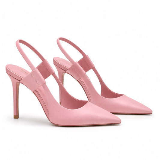 Escarpins Slingback à Talon Aiguille et Bout Pointu