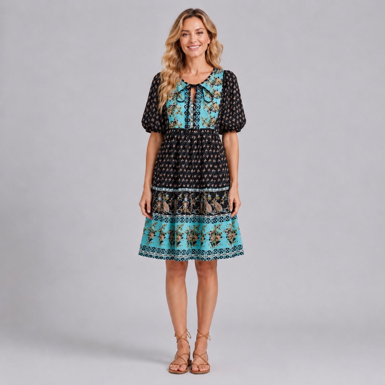 Robe Bohème Imprimée