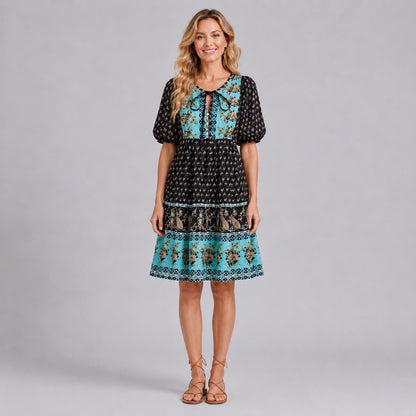 Robe Bohème Imprimée