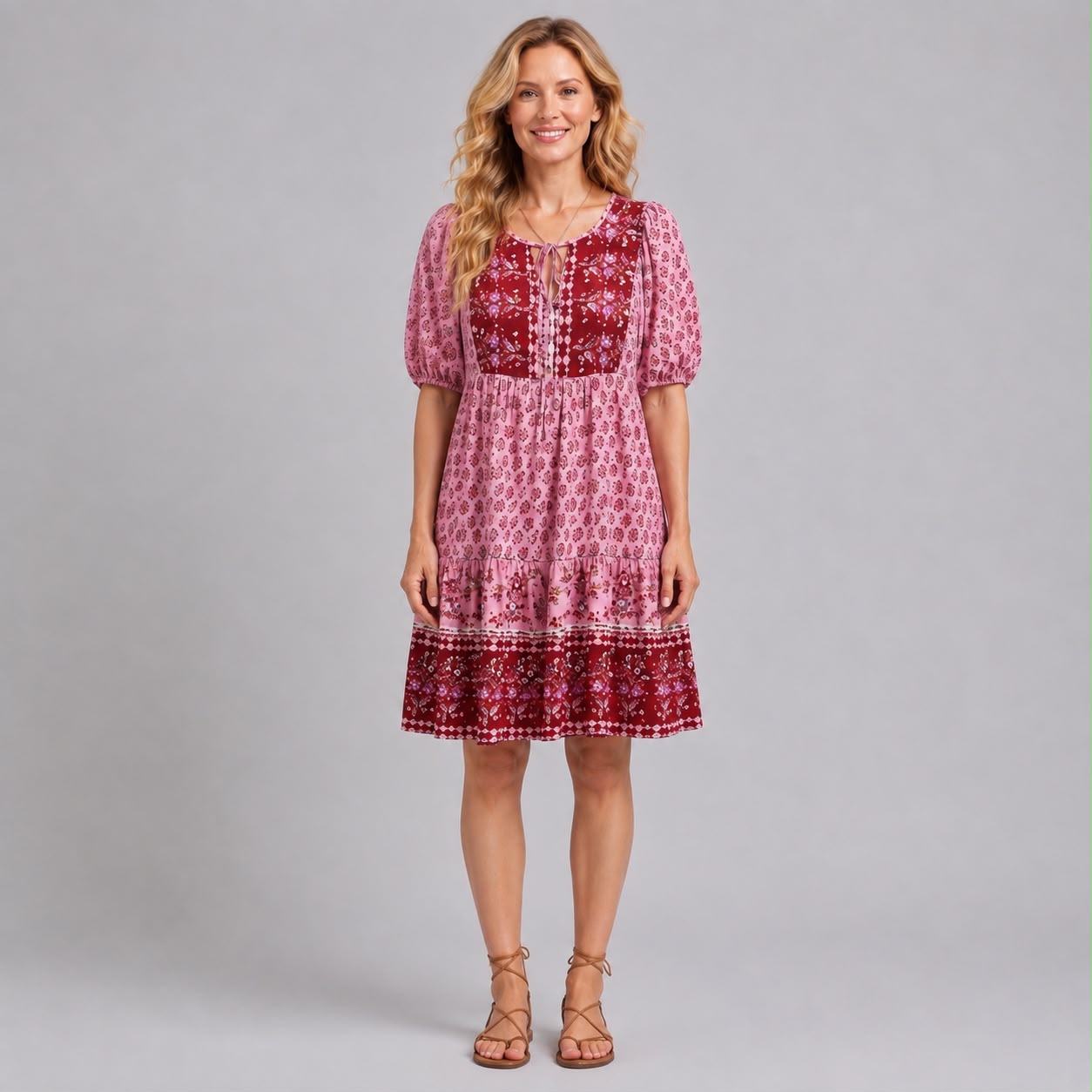 Robe Bohème Imprimée