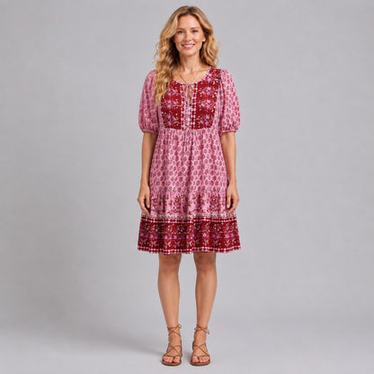 Robe Bohème Imprimée