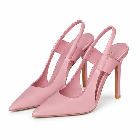 Escarpins Slingback à Talon Aiguille et Bout Pointu