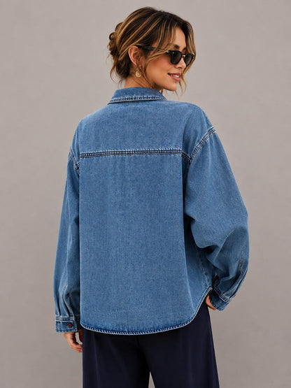 Veste Denim Classique – Esprit Chic & Décontracté