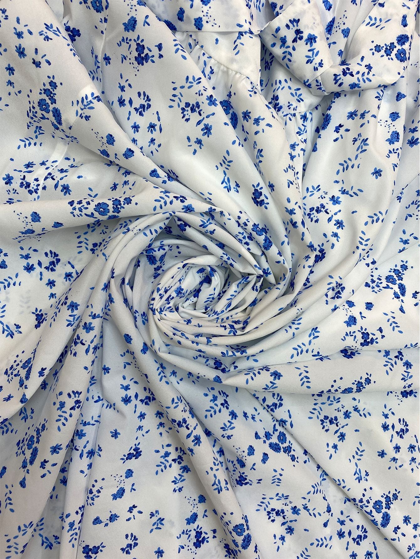 Robe Longue Plissée à Imprimé Floral