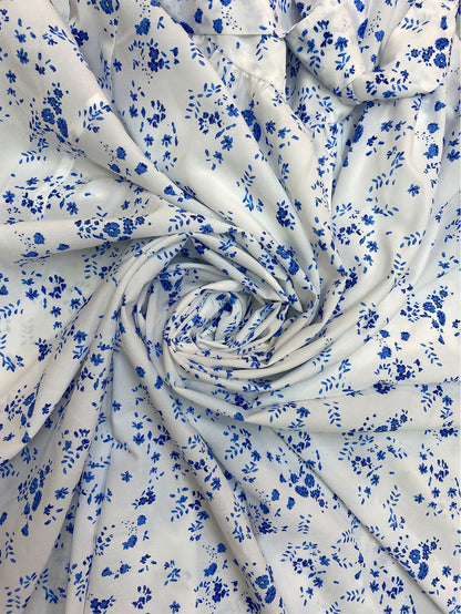 Robe Longue Plissée à Imprimé Floral